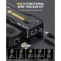 Тестер-трассоискатель кабеля 5Bites EXPRESS UTP / STP / BNC / TEL / POE LY-CT032 PRO