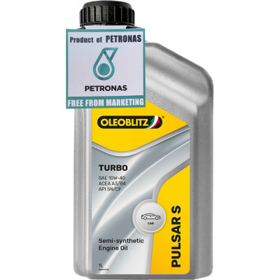 Полусинтетическое моторное масло Petronas OLEOBLITZ PULSAR S TURBO 10W-40 70584EL8EU