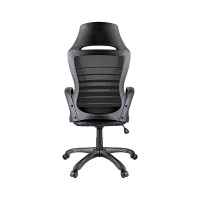 Игровое кресло Helmi HL-S05 Podium ткань/сетка/экокожа черная, пластик черный 274811