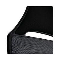 Игровое кресло Helmi HL-S05 Podium ткань/сетка/экокожа черная, пластик черный 274811