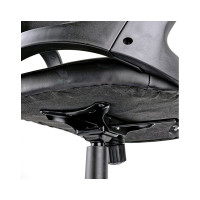 Игровое кресло Helmi HL-S05 Podium ткань/сетка/экокожа черная, пластик черный 274811