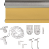 Рулонная штора PRAKTO Blackout Silver 100х160 см, медовый 7794984