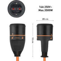 Кабель-удлинитель Electraline ELECTRALOCK H05VV-F 3x1,5-30M 10A IP20 01731