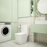 Напольный безободковый унитаз Lavinia Boho Aveo Compacto Rimless 330601CR