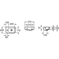 Маленькая раковина для туалета Lavinia Boho One 33310001L