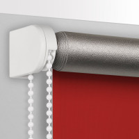 Рулонная штора PRAKTO Blackout Silver 110х150см алая 7795240