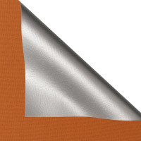 Рулонная штора PRAKTO Blackout Silver 120х160см оранжевый 7794878