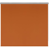Рулонная штора PRAKTO Blackout Silver 140х175см оранжевый 7794885