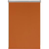 Рулонная штора PRAKTO Blackout Silver 120х160см оранжевый 7794878