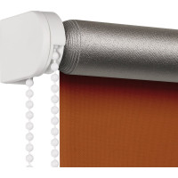 Рулонная штора PRAKTO Blackout Silver 180х175см оранжевый 7794908
