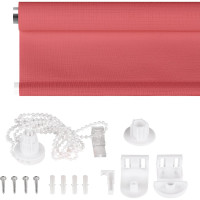 Рулонная штора PRAKTO Shantung 120х160см розовый 7793123