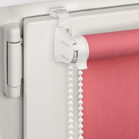 Рулонная штора PRAKTO Shantung 90х160см розовый 7793093