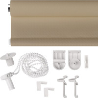 Рулонная штора PRAKTO Ribbed 90х160см бежевый 6530161