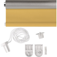 Рулонная штора PRAKTO Blackout Silver 140х175см медовый 7795011