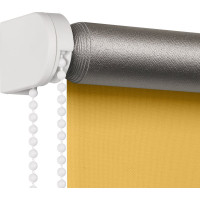 Рулонная штора PRAKTO Blackout Silver 140х175см медовый 7795011
