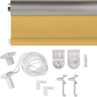 Рулонная штора PRAKTO Blackout Silver 40х160см медовый 7794922