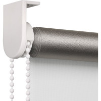 Рулонная штора PRAKTO Blackout Silver 40х160см белый 7794403