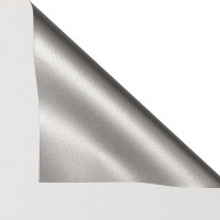 Рулонная штора PRAKTO Blackout Silver 140х175см белый 7794496