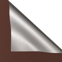 Рулонная штора PRAKTO Blackout Silver 40х160см шоколад 7794663