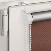 Рулонная штора PRAKTO Blackout Silver 40х160см шоколад 7794663