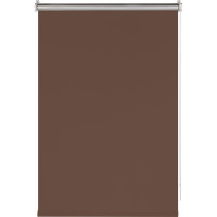 Рулонная штора PRAKTO Blackout Silver 40х160см шоколад 7794663