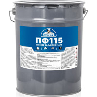 Эмаль ЭКСПЕРТ ПФ-115 глянцевая, черная, RAL 9005 20 кг 34139