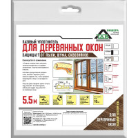 Оконный уплотнитель ТДВ светлый дуб, 5.5 м 1501011