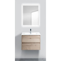 Подвесная база под раковину BelBagno KRAFT-800-2C-SO-RGB Rovere Galifax Bianco