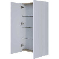 Шкаф-пенал в ванную 1Marka Gaula 60П 2д. White У92521