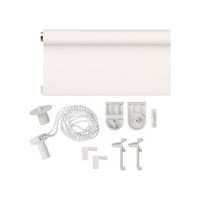 Рулонная штора PRAKTO Blackout Color 60x160 см белый 8310704