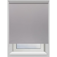 Рулонная штора PRAKTO Blackout Color 140x175 см серый 8311428