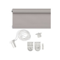 Рулонная штора PRAKTO Blackout Color 140x175 см серый 8311428