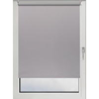 Рулонная штора PRAKTO Blackout Color 60x160 см серый 8311350