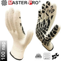 Перчатки рабочие 100 пар ДРАЙВ 10 класс вязки Master-Pro® 4310-Dr-100