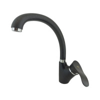 Смеситель для кухни MYNAH поворотный излив, черный, высота 30 см M5901E