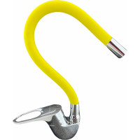 Смеситель для кухни Rainsberg с гибким силиконовым изливом, желтый R3193F-9