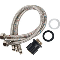 Смеситель для кухни WISENT с подводкой питьевой воды, сатин W4371-3