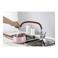 Смеситель для кухни MYNAH с гибким силиконовым изливом, керамический картридж M58301U