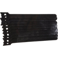 Многоразовая стяжка-липучка DORI 150x12 мм черная 10 шт 42211