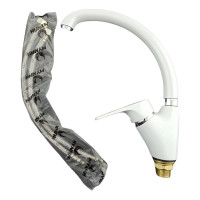 Смеситель для кухни MYNAH хром, однорычажное управление, поворотный излив M5918J