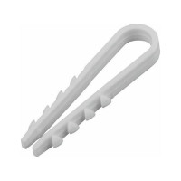 Дюбель-хомут Урал ПАК белый, 5-10, 10 шт. АЭ-5059010-010
