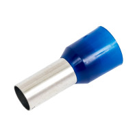 Штыревой втулочный изолированный наконечник KLR KTE 16-12 16mm2/L=12mm/Синий 1016012