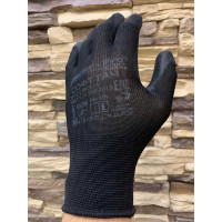 Перчатки рабочие СОФТТАЧ БЛЭК, нейлоновые с полиуретановым покрытием, 10 пар Master-Pro® 3913-NPU-B-10