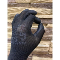 Перчатки рабочие СОФТТАЧ БЛЭК, нейлоновые с полиуретановым покрытием, 10 пар Master-Pro® 3913-NPU-B-10