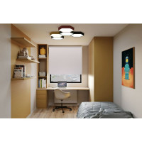Рулонная штора PRAKTO Blackout Color 140x175 см светло-серый 8311299