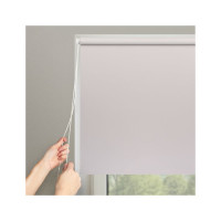 Рулонная штора PRAKTO Blackout Color 140x175 см светло-серый 8311299