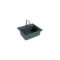 Мойка ALVEUS GRANITAL ATROx 30 CONCRETE - G81 590x500 1x в комплекте с сифоном 1132823 1131995