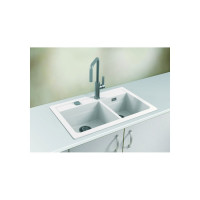 Мойка ALVEUS GRANITAL ATROx 50 ARCTIC - G11 в комплекте с сифоном 1132822 1131997