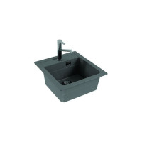 Мойка ALVEUS GRANITAL ATROx 20 CONCRETE - G81 470x500 1x в комплекте с сифоном 1132823 1131989