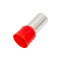 Штыревой втулочный изолированный наконечник KLR KTE 95-25 95мм2/L=25мм/Красный 1095025